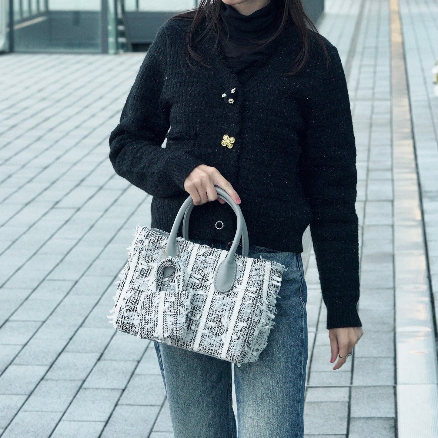 ストラーダツイードバッグ