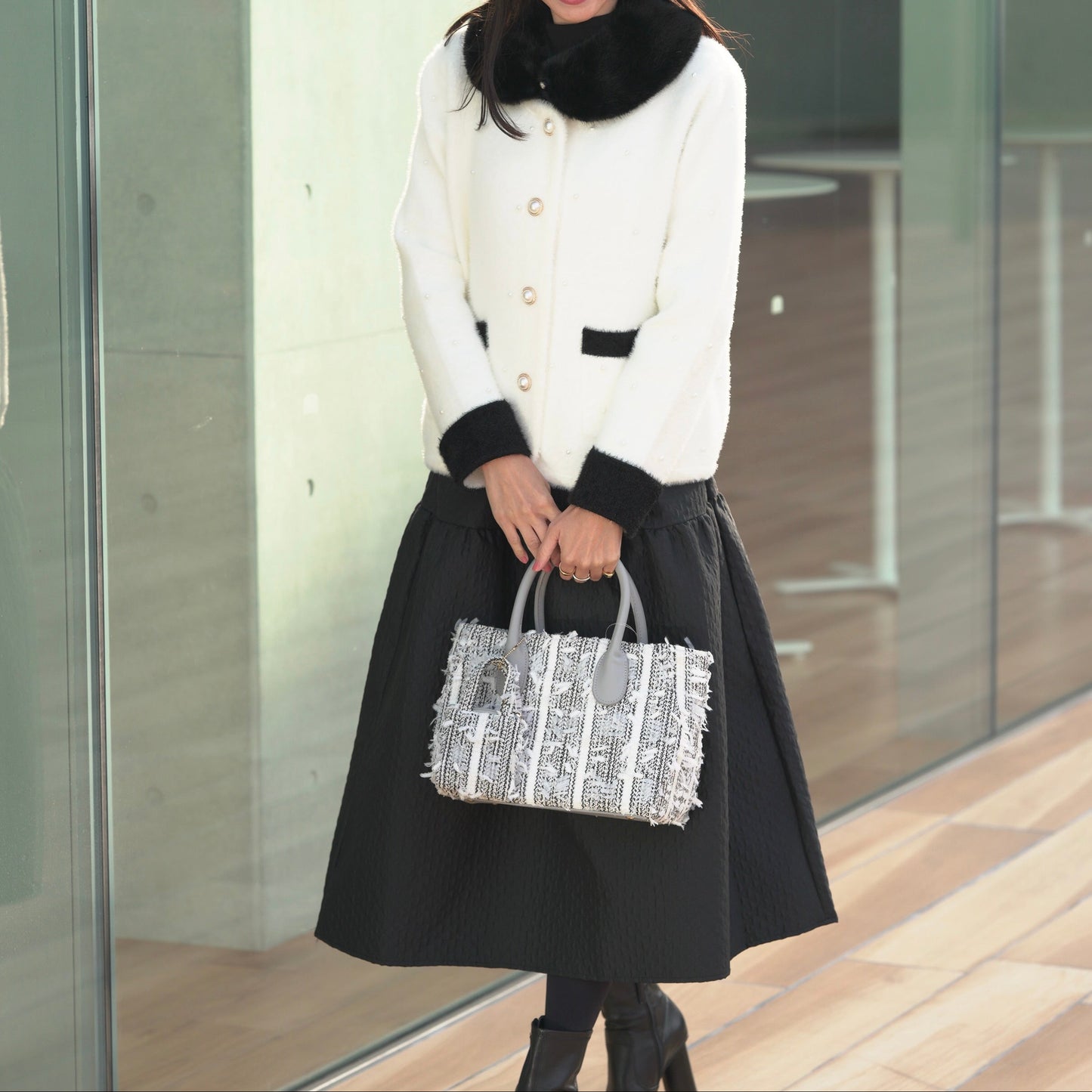 ストラーダツイードバッグ