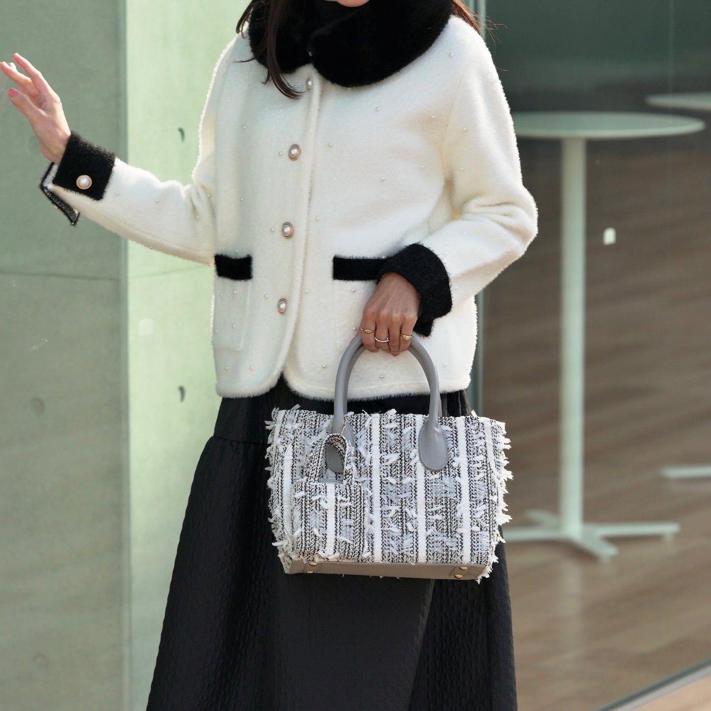 ストラーダツイードバッグ