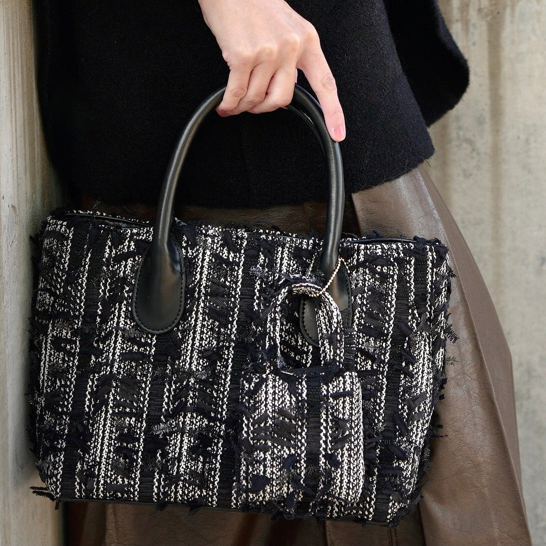 ストラーダツイードバッグ