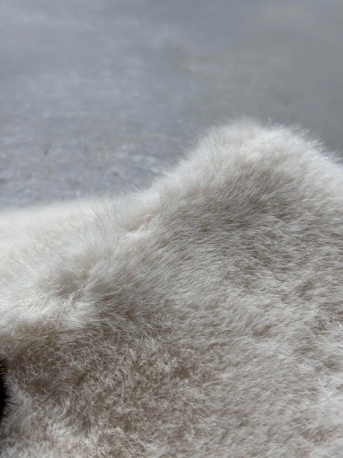 【即納品】バイカラーファーつけ襟