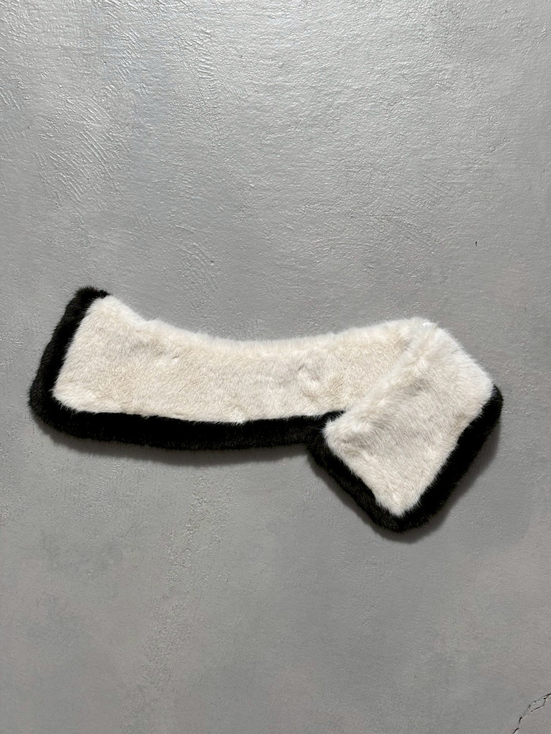 【即納品】バイカラーファーつけ襟