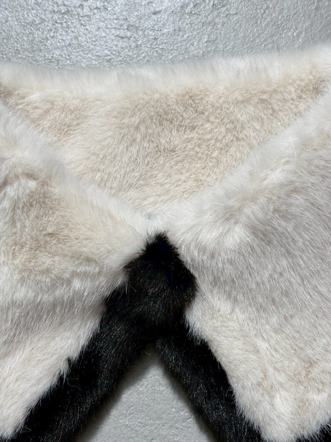 【即納品】バイカラーファーつけ襟