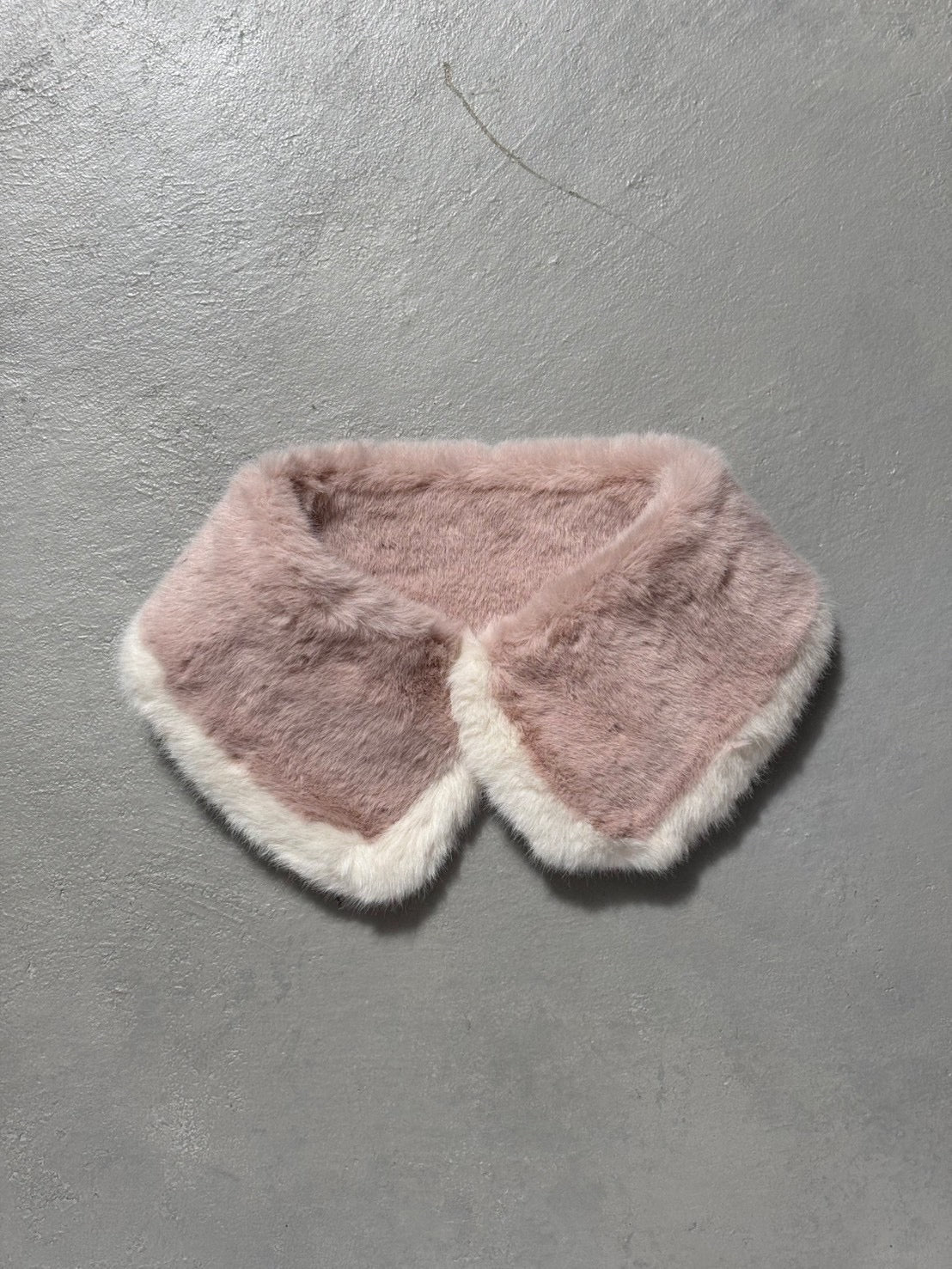 【即納品】バイカラーファーつけ襟