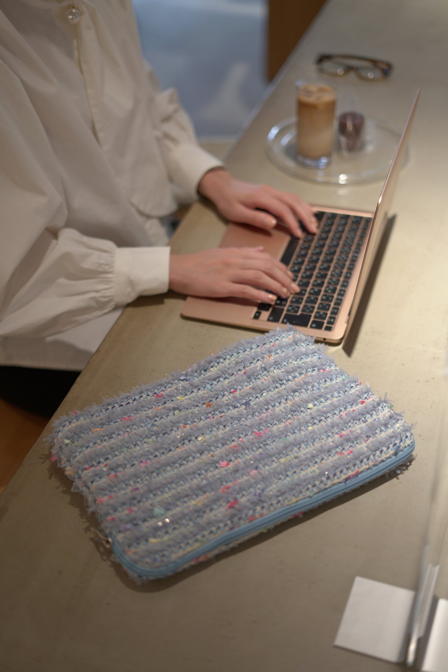 【即納品】　Felice blue フェリーチェブルー(PCケース）